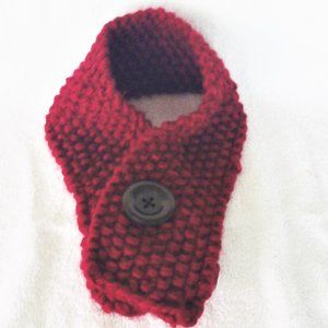 Fossil Red Knit Scarf NWT